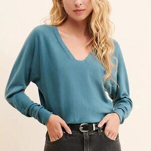 EUC Anthropologie Bishop + Young Twilight Knit Pullover, Size XS, Blue